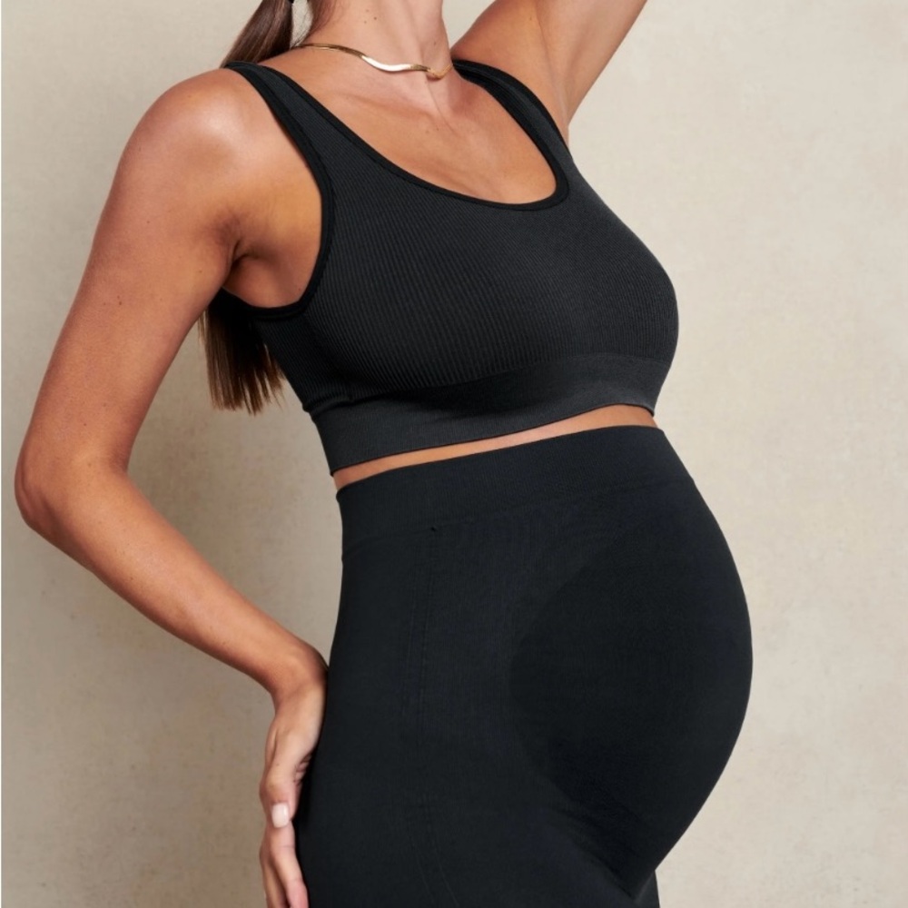 BLANQI Everyday Maternity Belly Support Leggings - Black / Medium